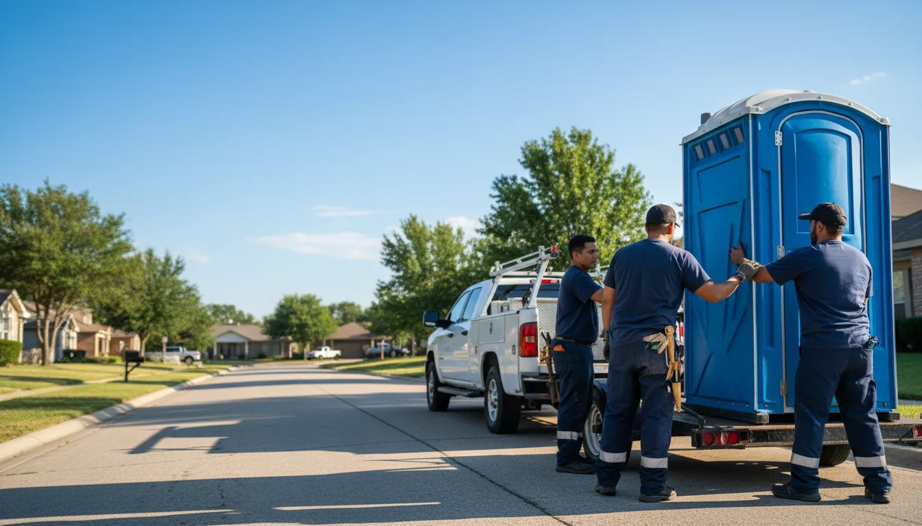Portable Toilet Rental in Hooppole, IL near me